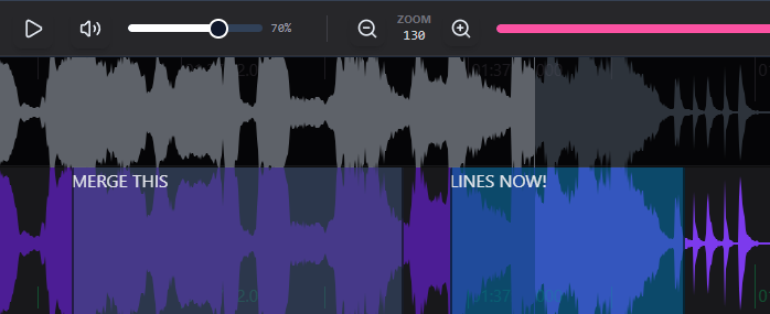 Merging subtitle lines in Sublandia Editor helps create cleaner subtitle structure